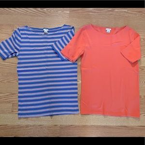 Jcrew women’s short sleeve tees